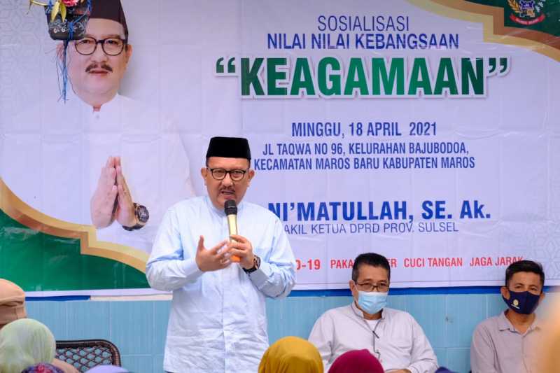 Sosialisasi Nilai Kebangsaan, Nimatullah Ingatkan Selalu Bersyukur dan Rawat Solidaritas
