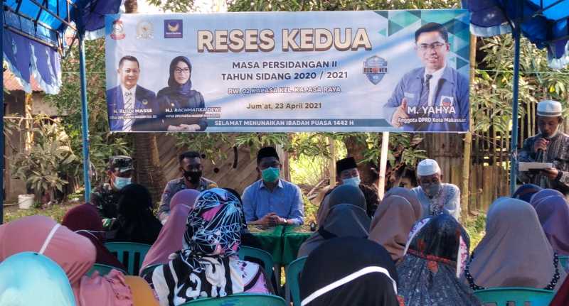 Anggota DPRD Makassar M Yahya Sampaikan Rumahnya Terbuka Terima Aspirasi