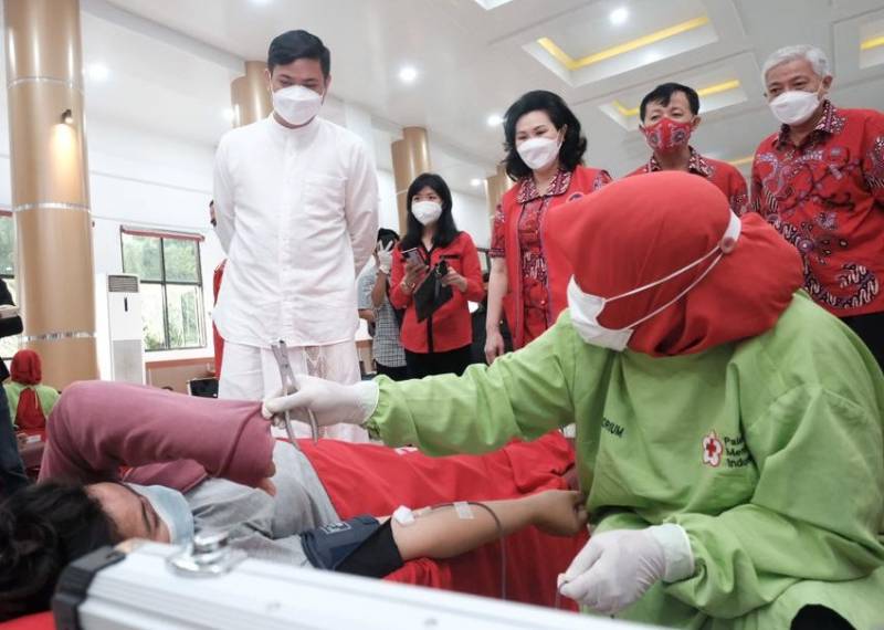 Aksi Donor Darah PSMTI Gowa Bantu PMI