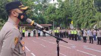 Kapolres Enrekang Pimpin Apel Persiapan Malam Takbiran