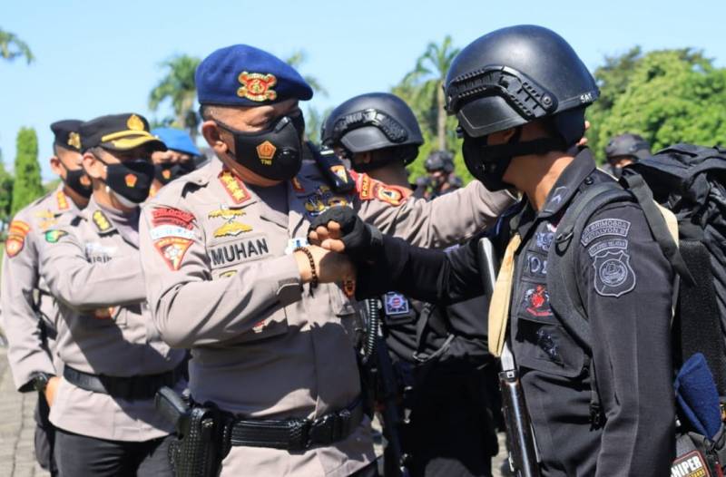 Usai Bertugas di Papua, Satu SSK Brimob Sulsel Kembali di Satuan