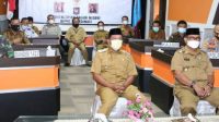 Bupati Soppeng Ikuti Rakor Penanganan Covid-19 Bersama Mendagri