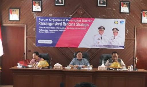 Diskominfo- SP Selayar Gelar Rapat Rencana Strategis