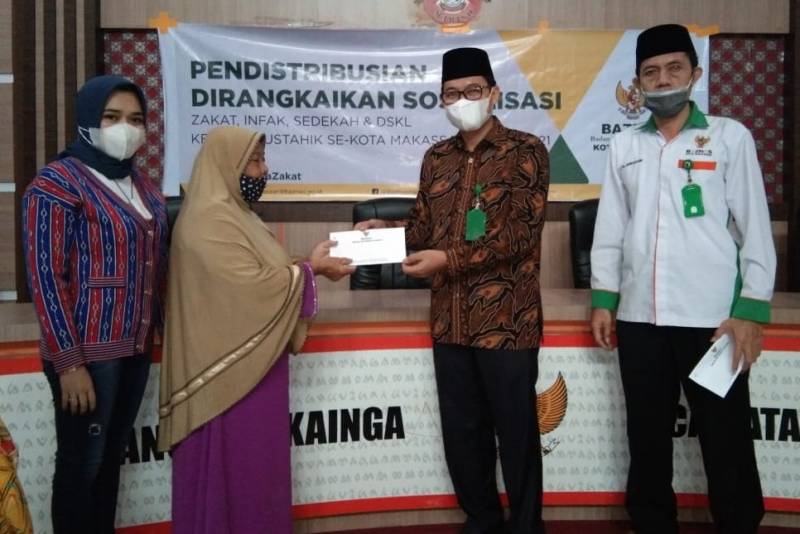 Baznas Makassar, Tuntaskan Penyaluran Zakat di 15 Kecamatan