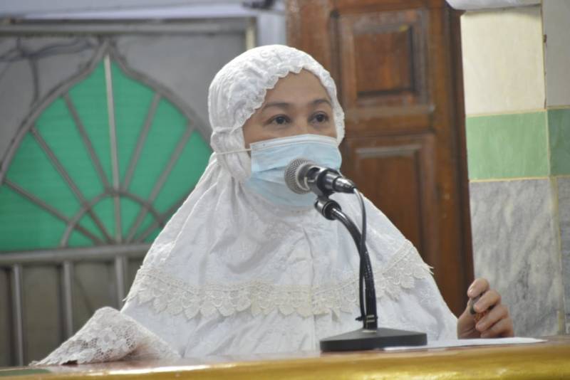 Andi Kartini Berbagi Kisah di Masjid Nujumul Ittihad