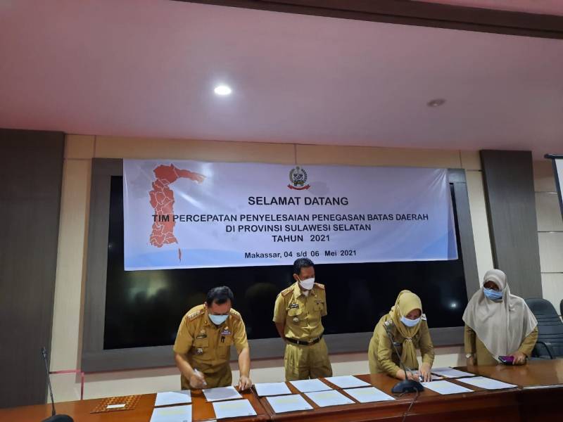 Wabup Sinjai Sepakati Batas Wilayah Sinjai-Gowa dan Sinjai-Bantaeng