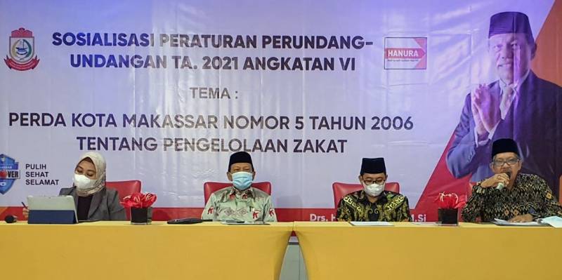 Legislator DPRD Makassar Hadirkan Ketua Baznas Sosialisasi Perda Zakat