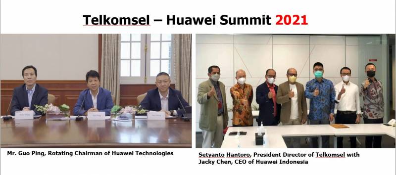 Huawei-Telkomsel Perkuat Kerja Sama