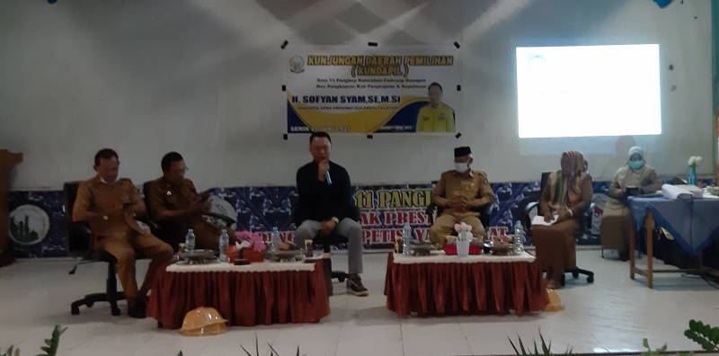 Kundapil, Sofyan Syam Dengar Curhat Kepala Sekolah