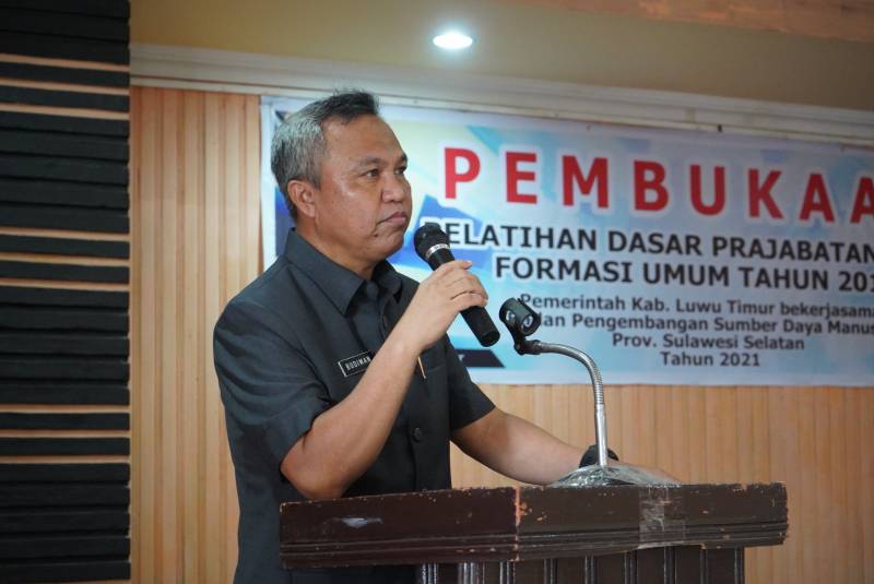 Ceramahi Peserta Latsar Prajabatan, Bupati Minta CPNS Bekerja Tulus