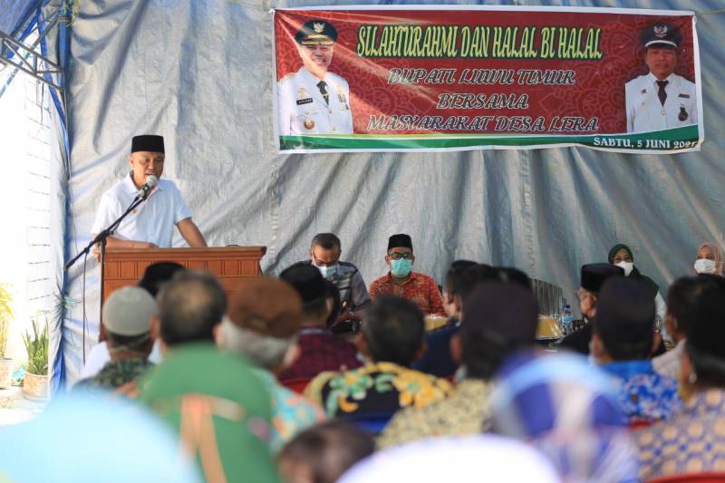 Saat Silaturahmi dengan Masyarakat, Bupati Lutim Harap Bantuan Keuangan Dioptimalkan Bagi Pembangunan Desa