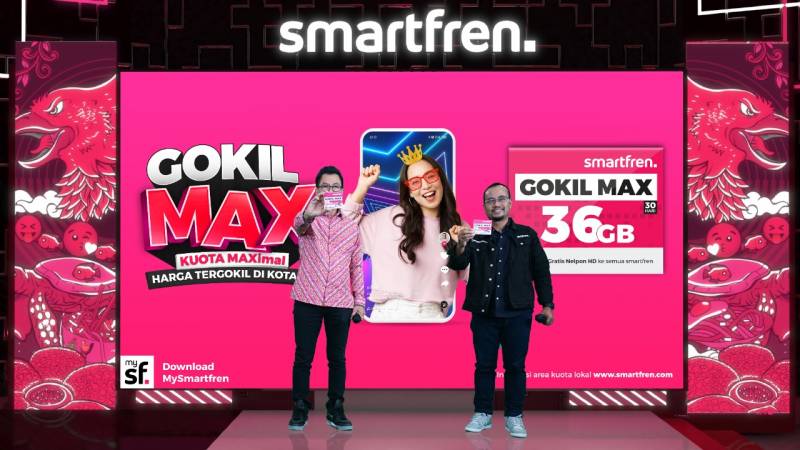 Pakai Smartfren GOKIL MAX Terbaru, Kuota Data Terbesar dan Harga Paling Gokil