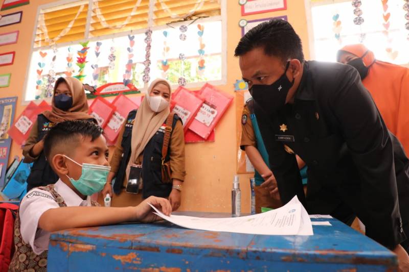Ujian Semester di Bantaeng Dilaksanakan dengan Memperketat Protokol Kesehatan