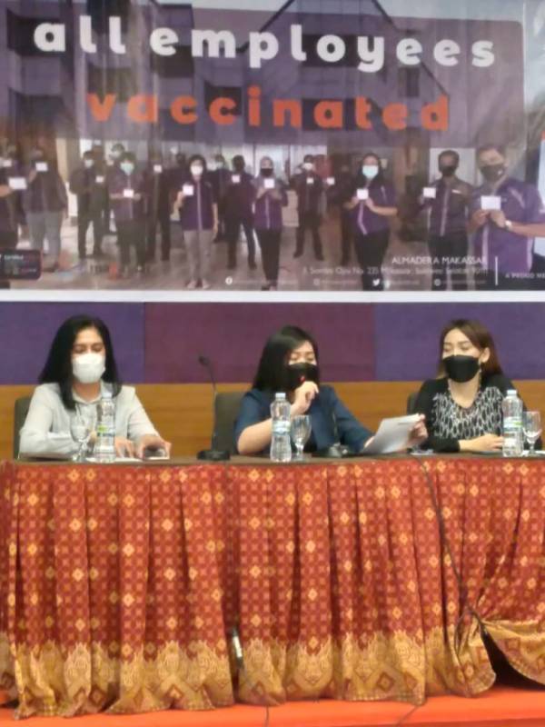 Almadera Fokus Terapkan Protokol Kesehatan