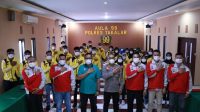 Kapolres Takalar Lepas Tim Bola Volly Pra Porprov di Bantaeng