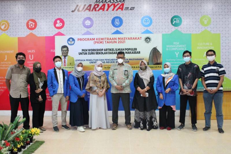 Tim PKM UNM Gandeng FKKG SD Makassar Gelar Workshop Artikel Ilmiah Populer