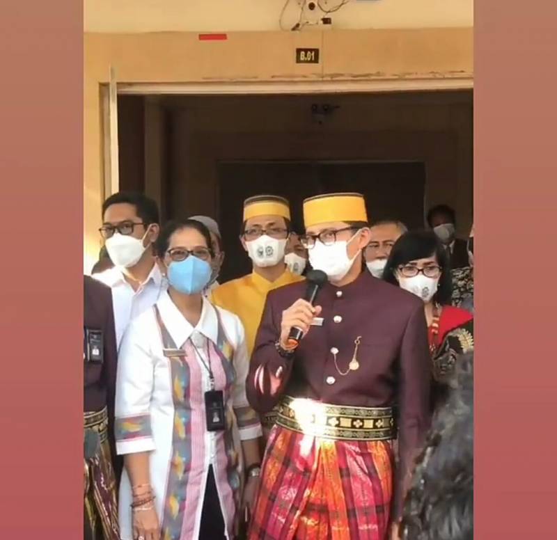 Tinjau Kampus Poltekpar Makassar, Menparekraf Sandiaga Uno Puji Kopi Racikan Mahasiswa