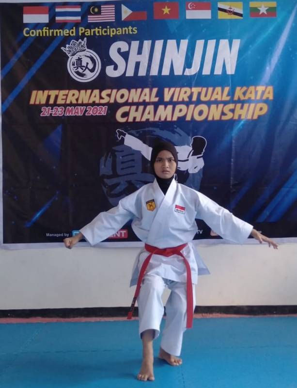 Membanggakan, Siswi MTs Satu Atap Datok Sulaiman Kota Palopo Sabet Juara 1 Kejuaraan Internasional Karate