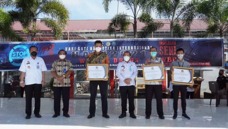 Pagelaran Seni Peringatan HANI, Warga Binaan Rehabilitasi Narkoba Rutan Makassar Tampil Mengagumkan