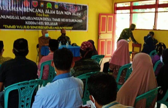 BPBD Selayar Apresiasi Program TMMD Ke 111 yang Diselenggarakan Kodim 1415/Selayar