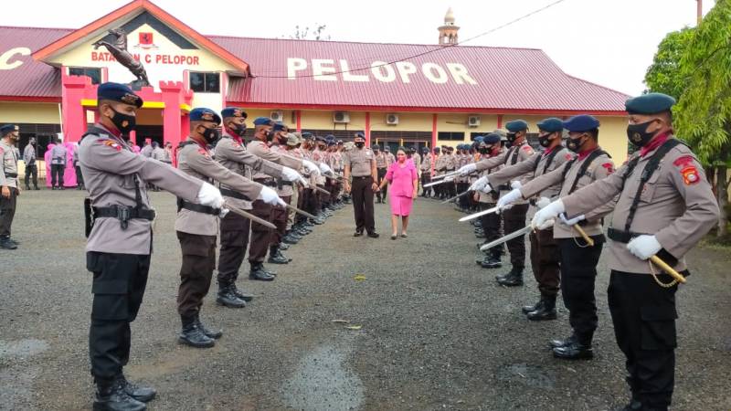 Tujuh Personel Brimob Bone Mutasi ke Batalyon D