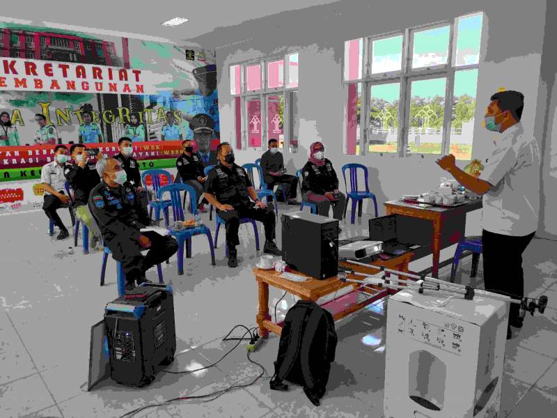 Gandeng Lapas Bolangi, Rutan Jeneponto Gelar Bimtek Rehabilitasi kepada Petugas Rutan