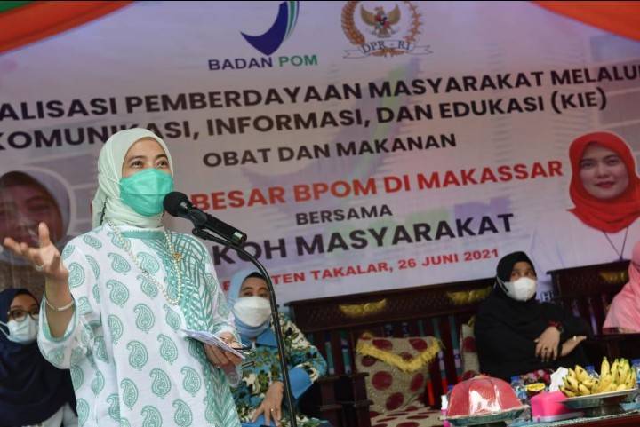BPOM Sosialisasi KIE Pangan dan Obat-obatan Hadirkan Aliyah Mustika Ilham
