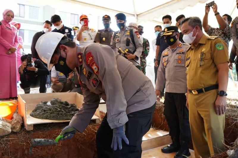 Kunker Kapolda Sulsel, Bupati Apresiasi Pembangunan Mapolres Luwu Timur
