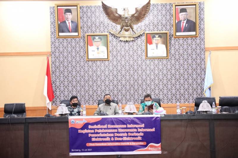 Diskominfo Bantaeng Gelar Sosialisasi Keamanan Informasi