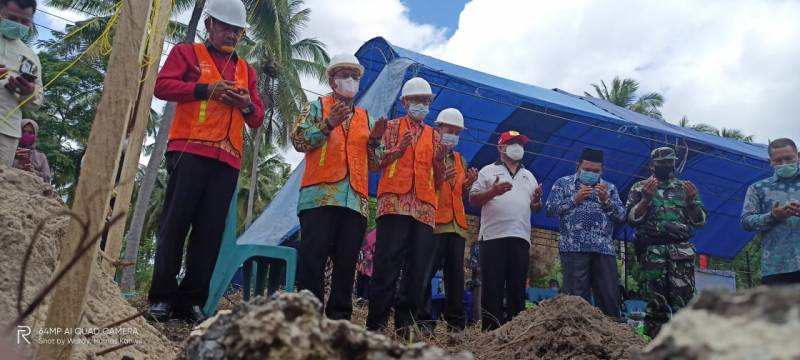 Lama Didamba, Akhirnya KUA Kecamatan Buki Kepulauan Selayar Resmi Dibangun