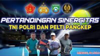 Gandeng TNI-Pelti, Polres Pangkep Gelar Turnamen Tenis