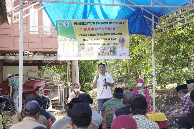 Bupati Bantaeng Apresiasi Program Padat Karya Budidaya Pala Bonto Tappalang