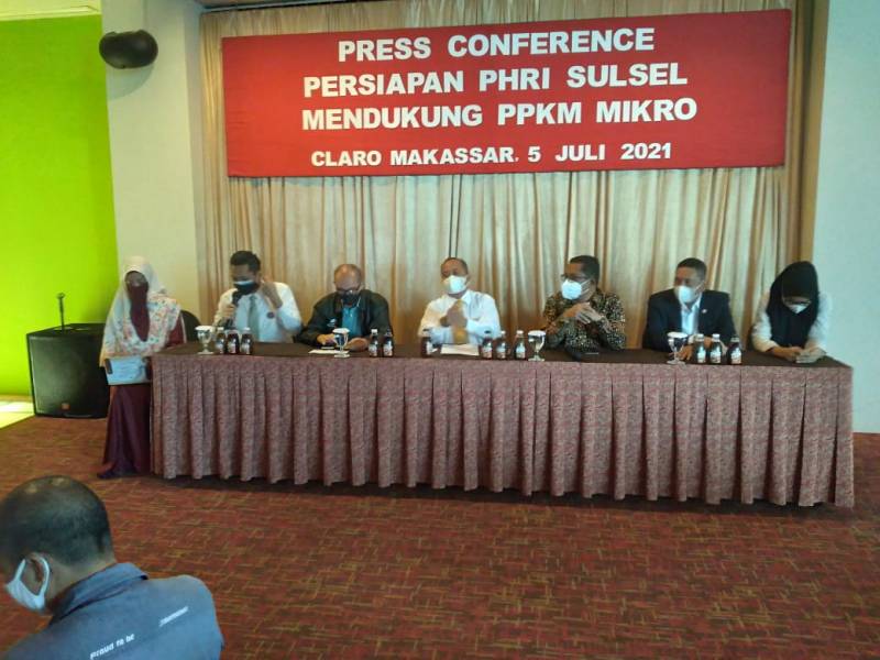 PHRI Makassar Dukung PPKM MIKRO