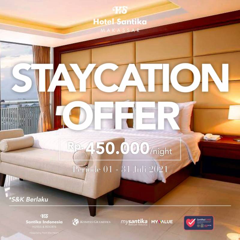 Hotel Santika Makassar Hadirkan Promo Nginap untuk Tipe Kamar Deluxe