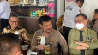 Tetap Patuhi Protkes, Mentan RI, Rektor UNM dan Kakanwil BNI Ngopi Bareng