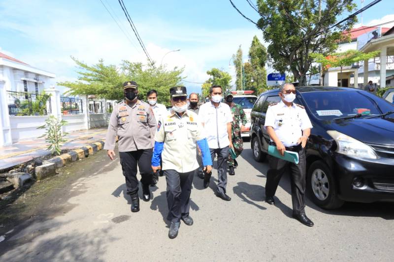 Walikota Bersama Forkominda Road Show Edukasi Pencegahan Covid19