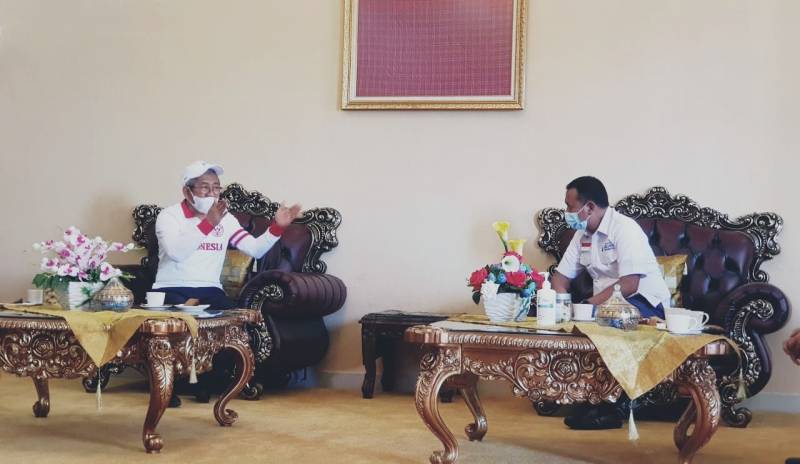 Permulus Pencapaian Target Gelora Sulbar, Syamsari Bertemu Kepala Daerah Sesulbar