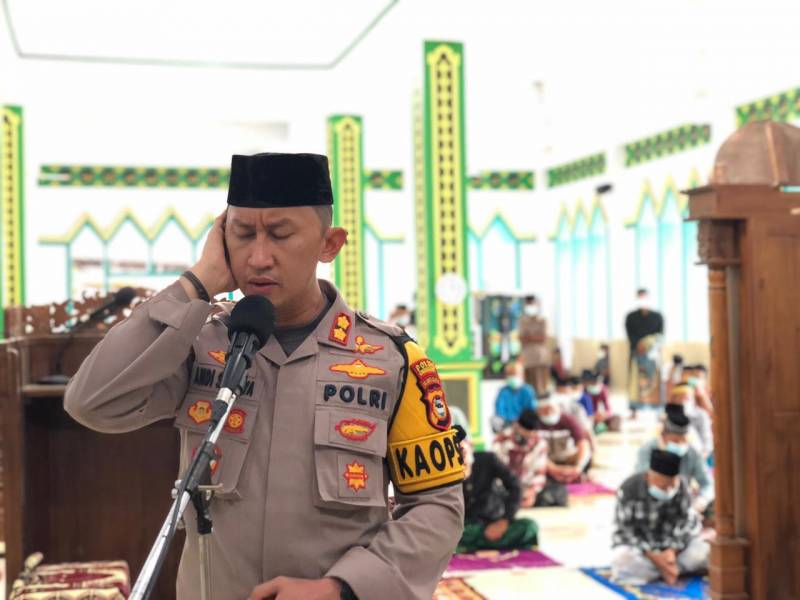 Syiar Kamtibmas, Kapolres Enrekang: Silakan Ke Gerai Vaksin Presisi