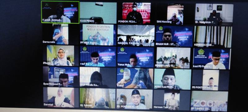 Bidang PD Ponpes Kemenag Sulsel Zikir dan Doa Bersama