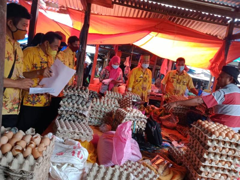 TPID Pantau Harga Bahan Pokok Sejumlah Pasar di Soppeng
