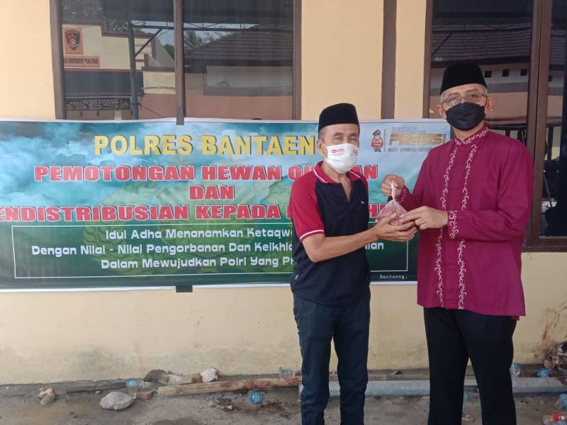 Polres Bantaeng potong 22 Ekor Sapi Kurban