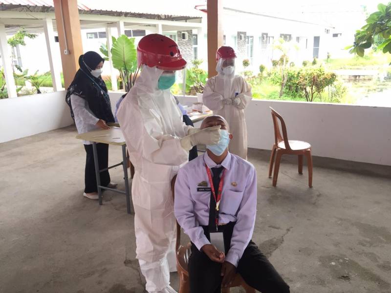Hasil Swab 36 Peserta Latsar CPNS Kota Palopo Gelombang II Angkatan 43 Negatif Covid-19