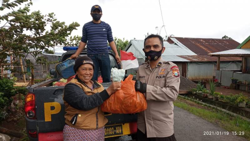 Ipda Purwanto Penggagas Sedekah Sayur 50 Ton 700 kg Selama Pademi Covid-19