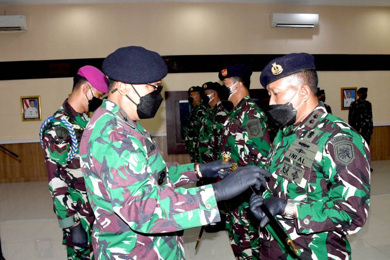 Pengukuhan Jabatan Aslog dan Aspotmar Danlantamal VI Serta Sertijab Dansatrol Lantamal VI