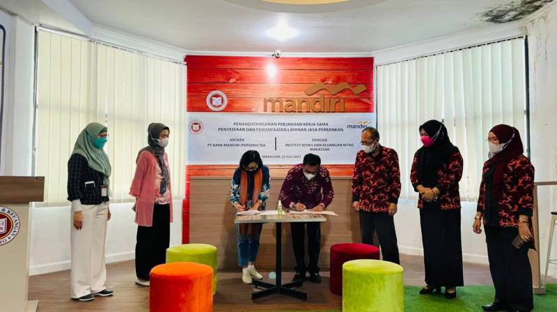 Rektor IBK Teken Kerjasama dengan PT Bank Mandiri (Persero) Tbk