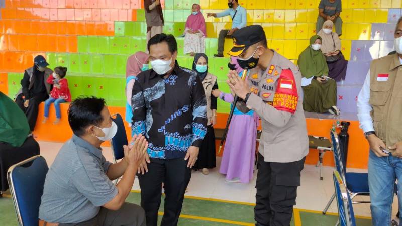 Kapolres : Serbuan Vaksinasi Tahap II Enrekang Diperkirakan akan membludak, Protkes Diperketat