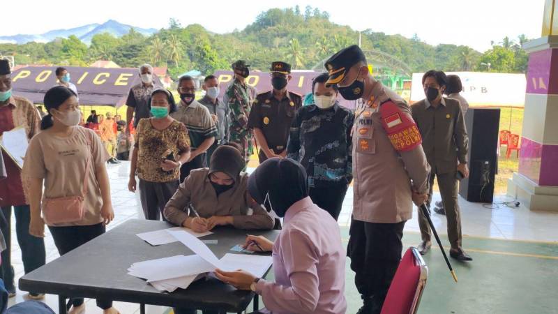 Kapolres : Serbuan Vaksinasi Tahap II Enrekang Diperkirakan akan membludak, Protkes Diperketat