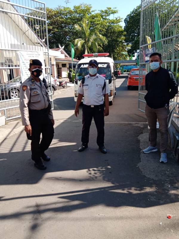 Cegah Pengambilan Paksa Pasien Covid, Polres Pelabuhan Amankan Ketat Rumah Sakit
