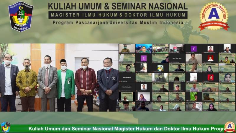 Prodi Magister dan Doktor Ilmu Hukum PPS UMI Seminar Nasional, Bahas Fenomena Hukum Mutakhir