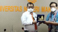 30.8 foto rektor UM jubir Rektor UNM Terima Kujungan Jubir Presiden M. Fadjroel Rachman